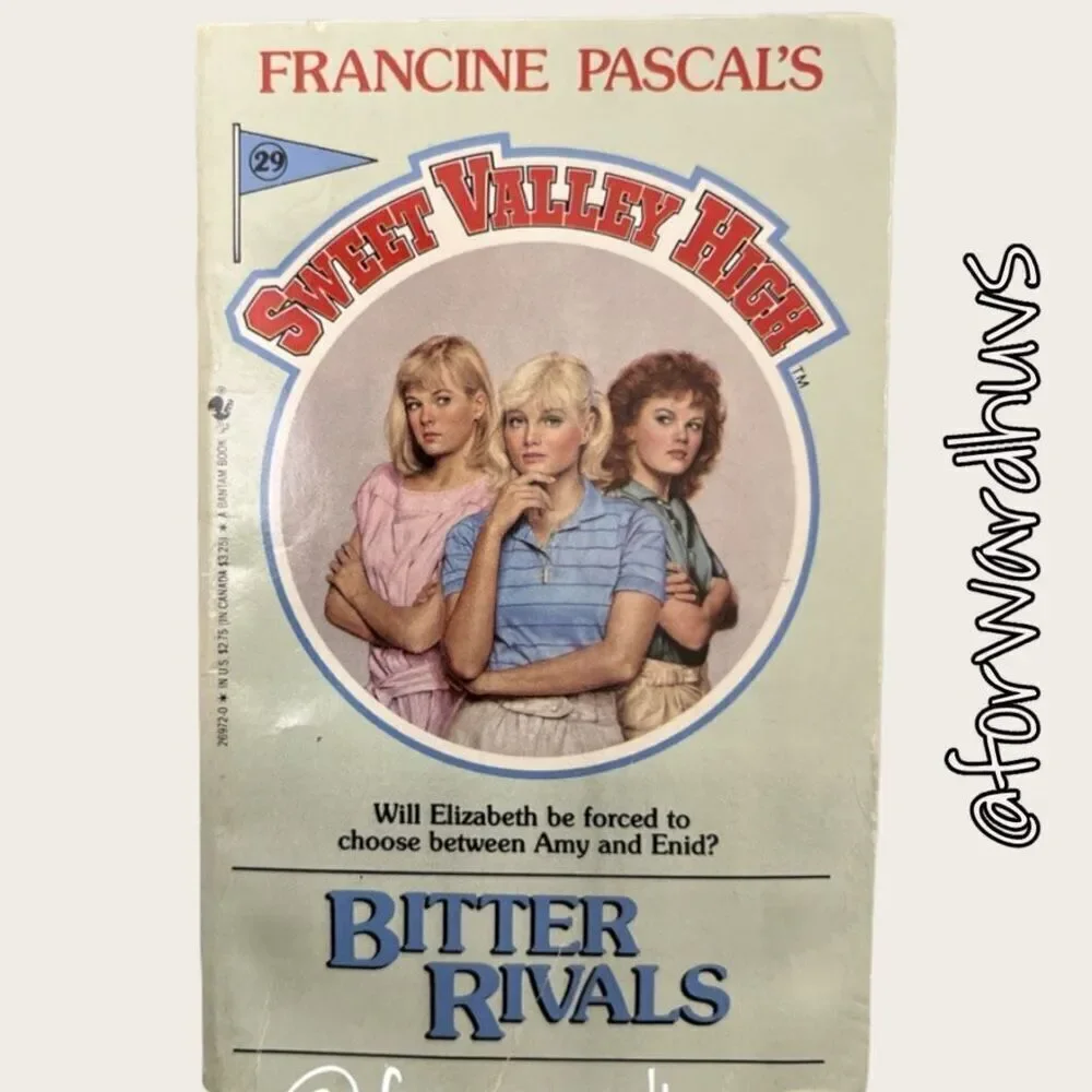 Bundle Sale 3 for $15 | Sweet Valley High Bitter Rivals #29 | 1986